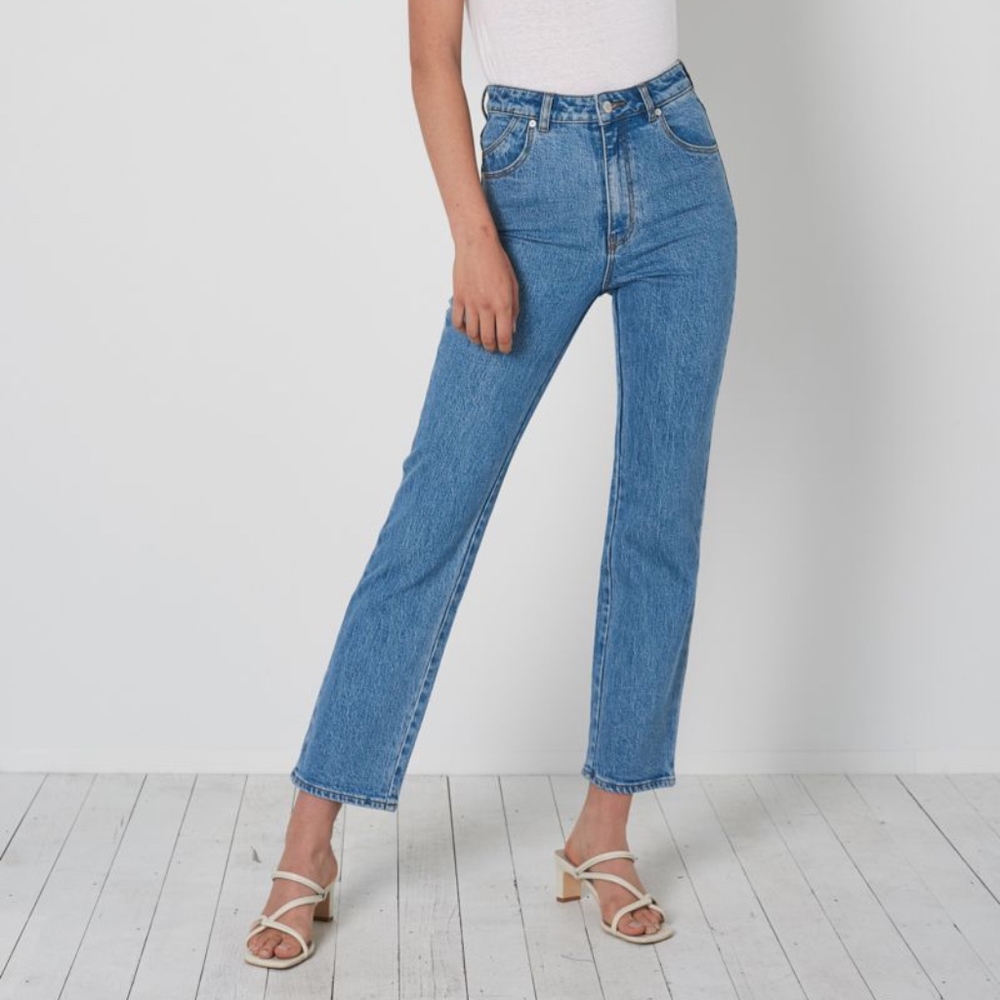 New! ROLLAS Original Straight Jean - Cindy Blue